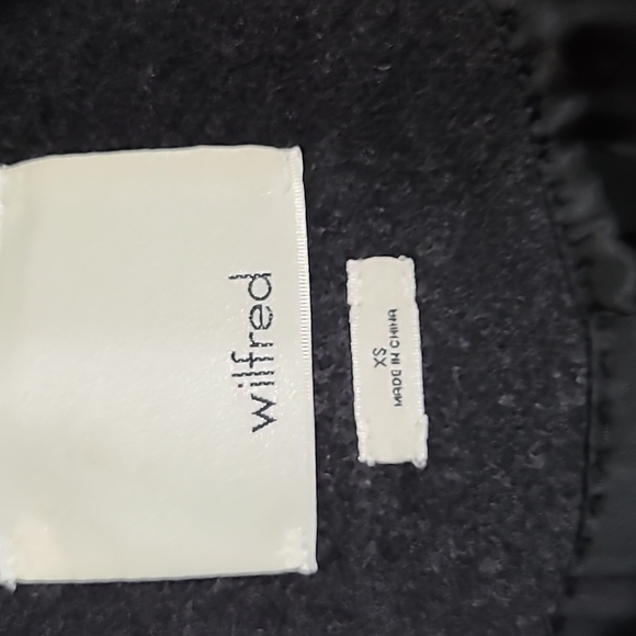 Wilfred Cocoon Coat size xs charcoal - Picture 2 of 4